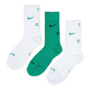 NIKE x NOCTA ソックス3足セット 未着用タグ付新品 Lサイズ 黒白緑 Buy Nike x Nocta Crew Socks (3 Pack) in white(neptune green)/white