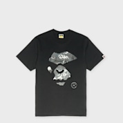 Buy A Bathing Ape Multi Pixel Camo Mad Ape Face Tee in black x