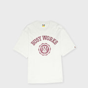 Buy A Bathing Ape Busy Works College Relaxed Fit Tee gray Busy