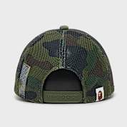 Buy A Bathing Ape 1st Camo College Embrodery Patched Mesh Cap in