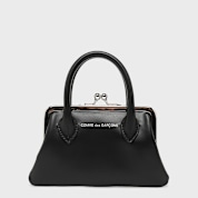 Buy Comme des Garcons Wallet Clasp Handles black in black
