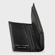 Buy Comme des Garcons Wallet Dots Printed Leather black in