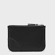 Buy Comme des Garcons Wallet Silver Eyelet in black | SA8100SE-1