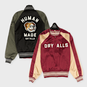 HUMAN MADE SATIN JACKET スカジャン　XL Buy HUMAN MADE Reversible Satin Jacket Reversible Satin Jacket in