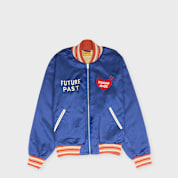 Buy HUMAN MADE Satin Jacket in blue | HM31JK008-BL | solebox
