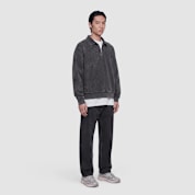 N！ Buy Carhartt WIP Lambert Polo Sweater black moon wash Lambert Polo