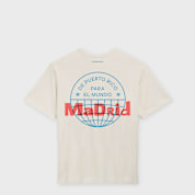 Buy adidas Originals x Bad Bunny Madrid Merch Tee in cream