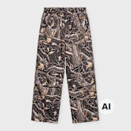 Carhartt WIP Fletcher Pant Single Knee "Camo Feather Tree" camouflage 104094 1