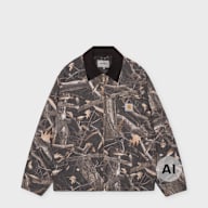 Carhartt WIP OG Detroit Jacket "Camo Feather Tree" camouflage 104190 1