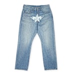 Buy A Bathing Ape Twin Sta Relaxed Fit 13 Oz Denim Pants in blau