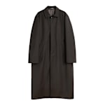 Buy Our Legacy Cloak Carcoat Membrane Wool in churchill stripe