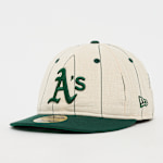 Buy New Era 59Fifty Linen Oakland Athletics in beige | 60799760