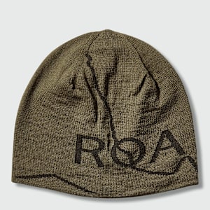 Buy ROA Logo Wool Beanie in green | YBUW205YA04-GRN0002 | solebox