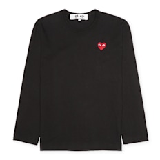 Comme des Garcons Play Play Sweatshirt black