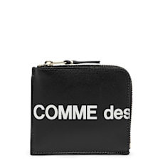 Comme des Garcons Wallet Huge Logo zwart