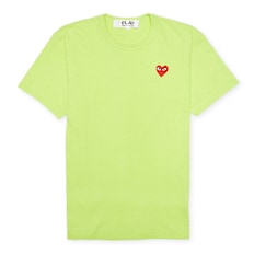 Comme des Garcons Play Play Red Heart T-Shirt grün