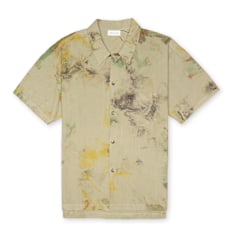 John Elliott Bowling Shirt groen