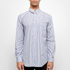 Comme des Garcons Shirt Forever Yarn Dyed Cotton Stripe Poplin Stripe 2 Shirt white