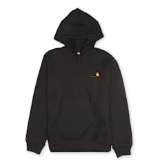 Carhartt WIP Hooded American Script Sweatshirt black