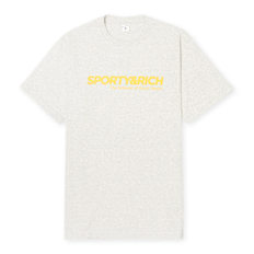 Sporty & Rich Science of Good Health T Shirt grijs