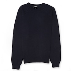 A.P.C. Pull Pablo Knit Sweater blue