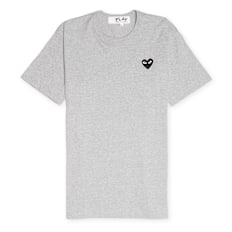 Comme des Garcons Play Black Heart T-Shirt grijs