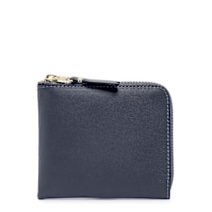 Comme des Garcons Wallet Classic Leather Line blauw