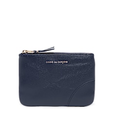 Comme des Garcons Wallet Classic Leather Line blauw