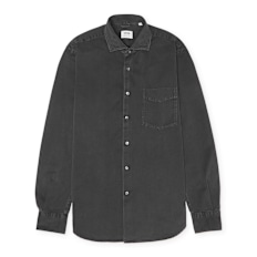 Aspesi Sem II Shirt Washed Denim black