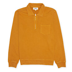 YMC Sugden Zip Sweatshirt jaune