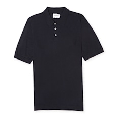 Norse Projects Johan Merino S/S Polo blauw