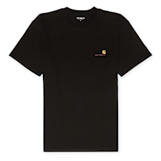 Carhartt WIP S/S American Script T-Shirt black