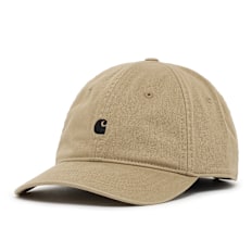 Carhartt WIP Madison Logo Cap leather/black beige