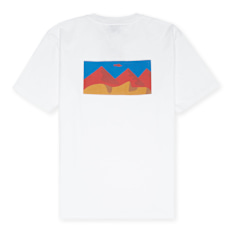 Norse Projects x Geoff McFetridge Johannes Mountains white