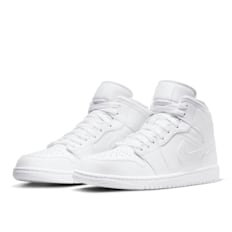 Jordan Air Jordan 1 Mid "Triple White" blanc
