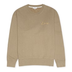 Norse Projects Arne Chain Stitch Logo beige