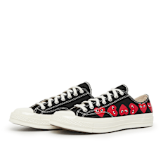 Comme des Garcons Play Multi Heart Chuck Taylor All Star '70 Low schwarz