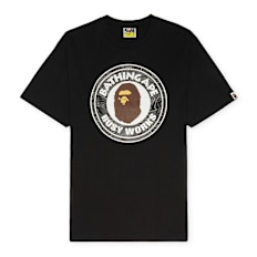 A Bathing Ape Layered Line Camo Busy Works Tee M black