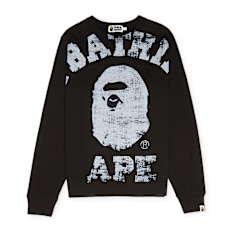 A Bathing Ape Big College Crewneck noir