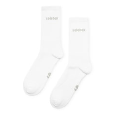 solebox Logo Socks wit