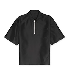 Heron Preston Ex-Ray Nylon Zip Shortsleeve Shirt schwarz