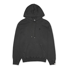 A Bathing Ape Ape Head One Point Garment Dye Pullover Hoodie M zwart