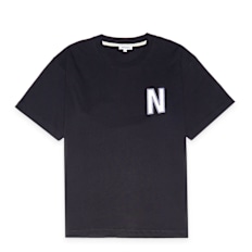Norse Projects Simon Loose Organic Heavy Jersey Large N T-Shirt blauw