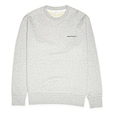 Norse Projects Arne Relaxed Organic Logo Sweatshirt grijs