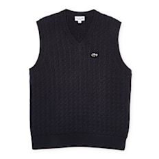 Lacoste Knit Vest blue