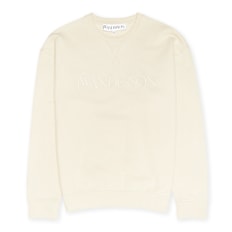 J. W. Anderson Logo Embroidery Sweatshirt beige