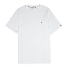 A Bathing Ape One Point Garment Dyed Pocket T-Shirt weiß