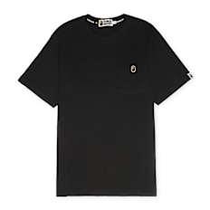 A Bathing Ape One Point Garment Dyed Pocket T-Shirt noir