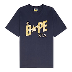 A Bathing Ape Color Camo Bape Sta Logo Tee M blue