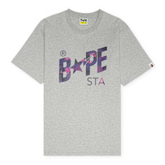 A Bathing Ape Color Camo Bape Sta Logo Tee M grey